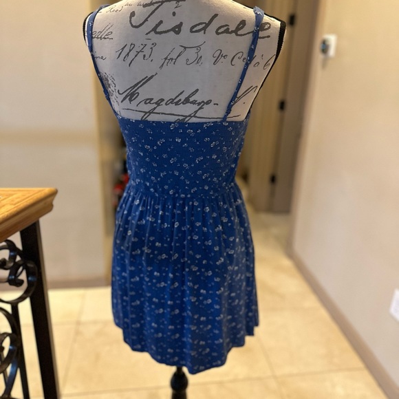 Abercrombie blue floral corset top dress - Picture 2 of 2